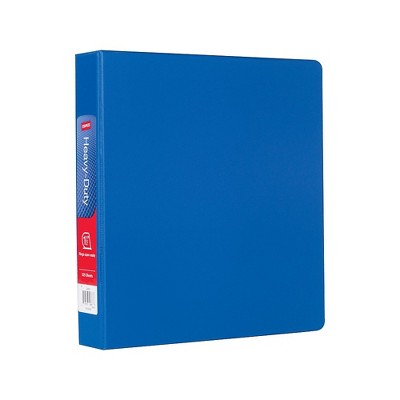 Staples Heavy Duty 1 1/2" 3-Ring Non-View Binder Blue (24651) 56273-CC/24651