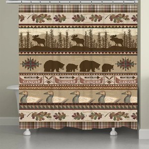 Laural Home Lodge Look Shower Curtain - 1 of 1