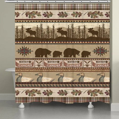 Laural Home Lodge Look Shower Curtain Target