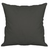 vidaXL Throw Pillows 2 pcs Dark Gray 15.7"x15.7" Microfiber Fabric - 4 of 4