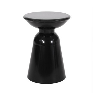 ?Large Iron Side Table - Black - 1 of 2