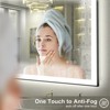 Apmir Super Bright Front & Back LED Lighted Anti-Fog Aluminum Alloy Framed Tempered Glass Bathroom/Vanity Mirror with ETL & 3-Year Warranty - 4 of 4