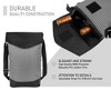 OPUX Wine Bag 2 Bottle Tote Carrier, Leakproof Portable Padded Insulated Cooler Case Travel Picnic Gifts Christmas - 3 of 4