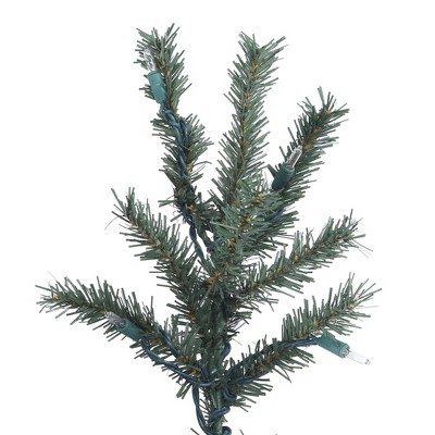 Natural Bark Alpine Artificial Christmas Tree Set with Real Wood Trunks