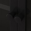Wall Mounted Kitchen Sideboard, Wall Cabinet with 4 Glass Doors, Bottom Open Shelf,Wall Mount Minimalist Cabinet - 4 of 4