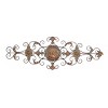 Rustic Metal Ornamental Wall Decor Dark Brown - Olivia & May: Iron Scrollwork, Indoor Vertical Display - 3 of 4