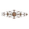 Rustic Metal Ornamental Wall Decor Dark Brown - Olivia & May: Iron Scrollwork, Indoor Vertical Display - image 3 of 4