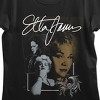Etta James Collage Art Women's Black Short Sleeve Tee - 2 of 3