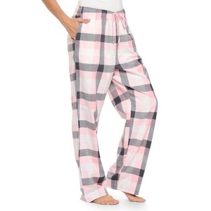 Casual Nights Women's Flannel Pajama Sleep Pants, Super Soft Plaid Pjs Bottoms - 1 of 4