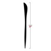 Smarty Had A Party Solid Black Moderno Plastic Dinner Knives - 480 pcs - 3 of 4