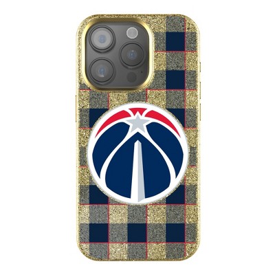 Keyscaper NBA Plaid Bling Cell Phone Case for iPhone 14 Plus