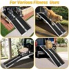 Portable Wheelchair Ramp, Anti-slip Surface, Reflective Strip, Transition Plate, Seamless Folding Threshold Ramp, with a Capacity of 600 Pounds - 4 of 4