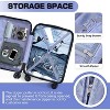 Luupatchy 20 inches Carry On Luggage and 14 inches Mini Cosmetic Cases Luggage Sets,with Expandable Spinner and TSA Lock Business for Men Women - 3 of 4