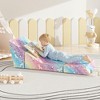 Hooseng Folding Sofa Bed Floor Mattress for Kids, Glow in Dark Kids Couch Fold Out, Toddler Futon Foldable Chair Bed, Convertible Toddler Floor Sofa - 3 of 4