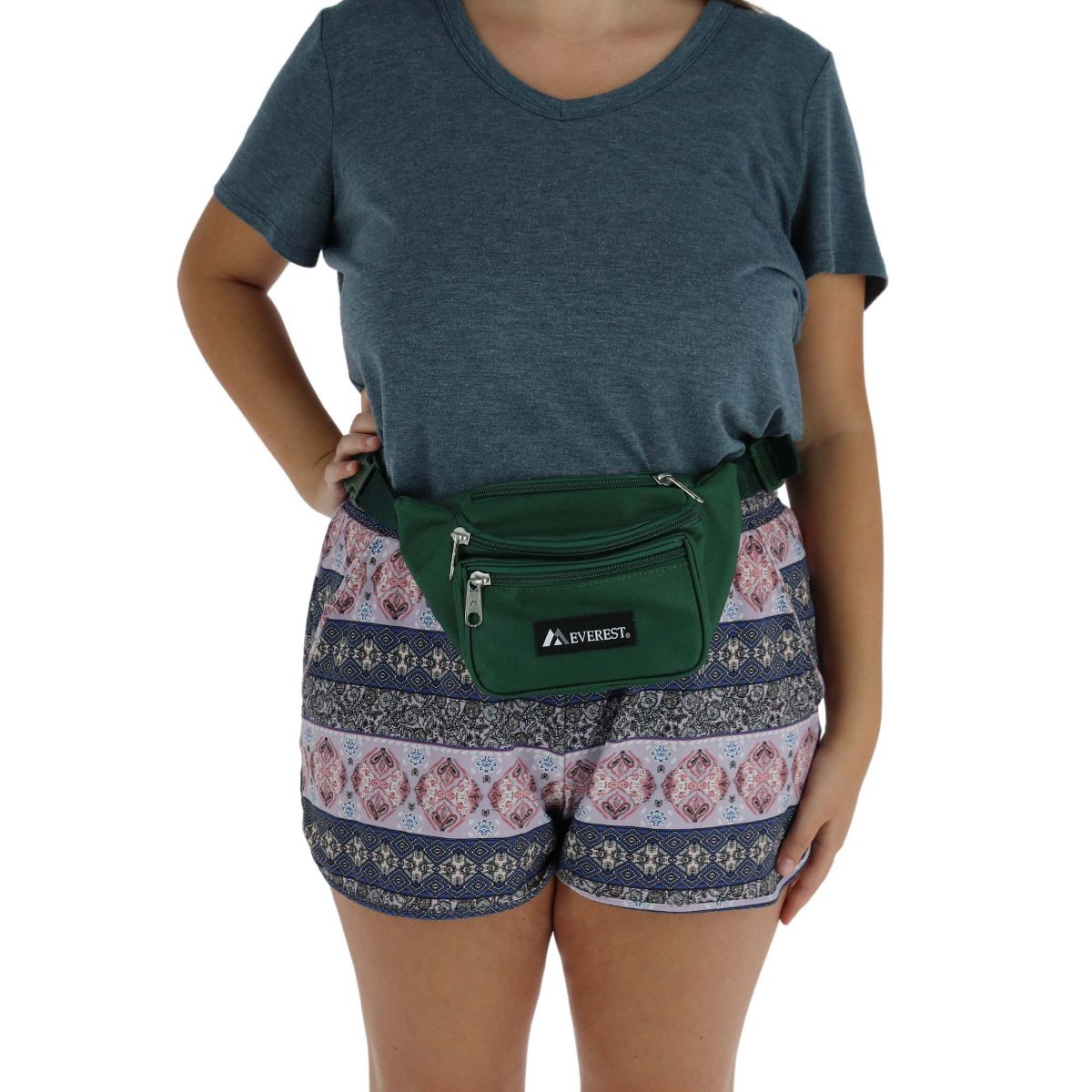 Everest Fabric Multi Pocket Fanny Waist Pack - thumbnail 6