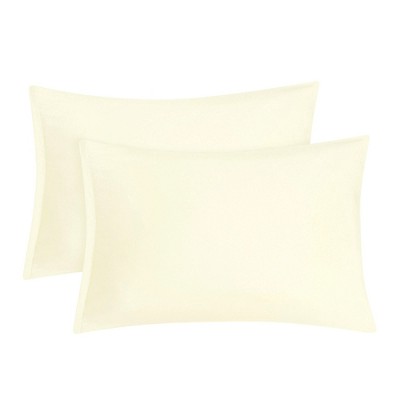 Standard(20"x26") 1800 Series Soft Brushed Microfiber Pillow Cases Beige - PiccoCasa