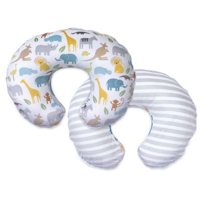 Boppy Cozy Nursing Pillow Cover - Pastel Animal Stripe