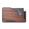 FANTOM M MagSafe Wallet Compatible with iPhone 12-16 Mini/Plus/Pro/Max RFID Aluminum Card Holder, Lifetime  Extra Slim Size Holds 4-7 Cards Walnut - 3 of 4
