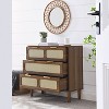 KTMBDW 3/5/7 Drawers Dresser for Bedroom, Wood Farmhouse Drawer Chest, Chest of Drawer, Tall Dresser with Organizer for Bedroom, Living Room - 3 of 4
