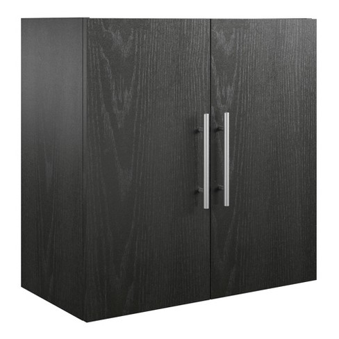 Camberly Graphite Gray Wall Cabinet with Hanging Rod