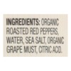 Woodstock Organic Fire Roasted Red Peppers - Case of 12/16 oz - 3 of 4