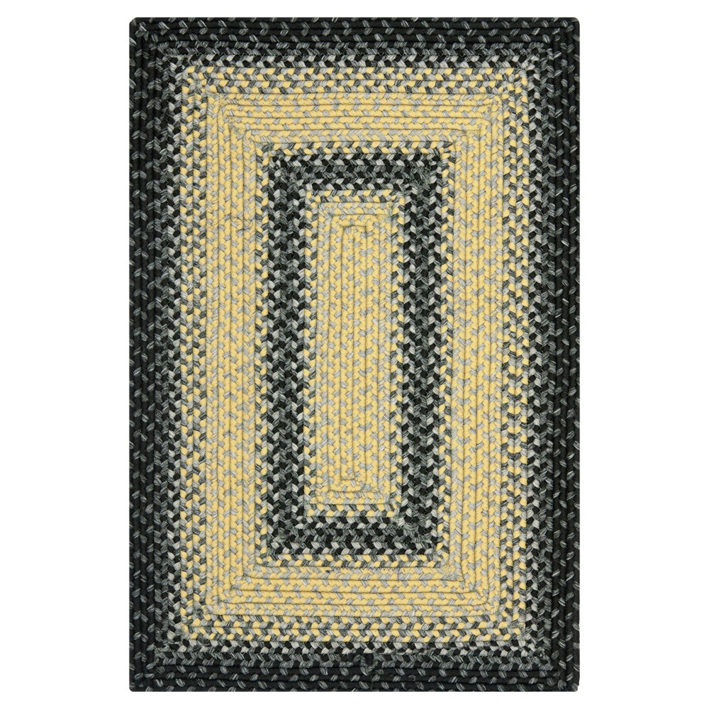 3'x5' Jennifer Accent Rug Black/Gray - Safavieh