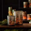 Melrose Frosted Pine Candle Holder (Set of 2) - 2 of 3