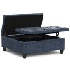 NicBex Modern Mid-Century Lift-Top Coffee Table Small Ottoman with Storage,Upholstered Square Storage Ottoman for Living Room,Bedroom - 2 of 4