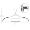 SONGMICS Coat Hangers Non-Slip Clothes Hangers Space-Saving Plastic Hangers 360°Swivel Rose Gold Hook - 2 of 4