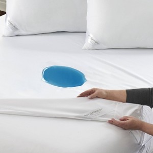 Hotel Laundry Twin Extra Long 8" to 12" Waterproof Mattress Encasement Set Pillow Zipper Protectors: 100% Polyester, Machine Washable - 1 of 3