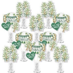 Big Dot of Happiness Family Tree Reunion - Family Gathering Party Centerpiece Sticks - Showstopper Table Toppers - 35 Pieces - 1 of 4