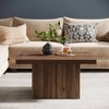 Hommoo Square Coffee Table, 31.5-Inch Wood Center Table Cocktail Table - 4 of 4