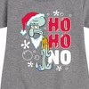 Girls' - SpongeBob SquarePants - Ho Ho No Graphic Short Sleeve Fleece Dress - 2 of 4