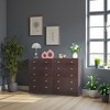 Karl Home 6-Drawer Brown Particle Board 25.98in. W Chest of Drawer - 2 of 4