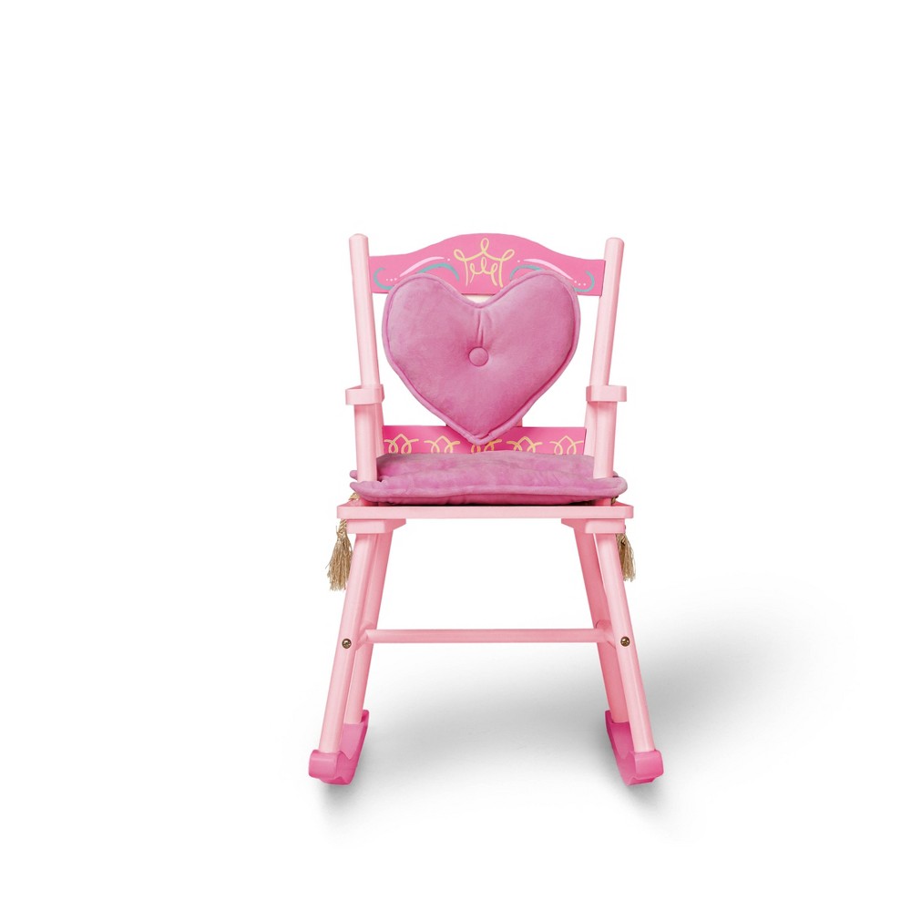 Photos - Rocking Chair Princess Rocking Kids' Chair Pink - WildKin