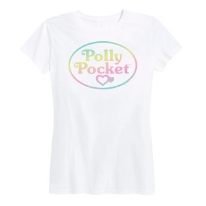 Women's - Polly Pocket - Polly Pocket Ombre Logo Short Sleeve Graphic T-Shirt - 1 of 4