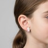 Guili 14K Gold Plated with Multi Color Enamel Unicorn Stud Earrings - 3 of 3