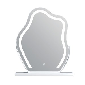 HOMLUX LED Vanity Mirror - Adjustable Light, Hanging Setting, 10X  Magnification, Smart Touch - 1 of 4