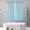 Waffle Weave Waterproof Small Curtain - Decorative Window Cover. Water-Resistant, Easy to Clean & Ideal for Kitchen, Bathroom, RV or Small Spaces - 3 of 4