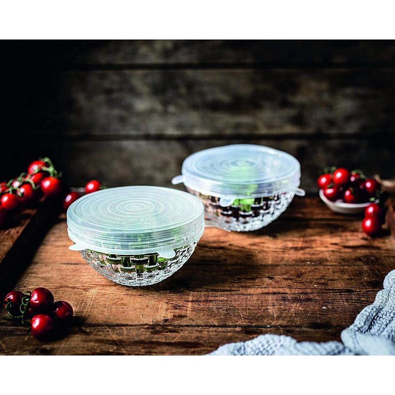 Nachtmann Bossa Nova Bowls with Silicone Lids, Set of 2 - 6 Inch, 3 of 6