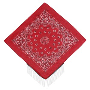 David & Young Women's Bling Chain Fringe 21 x 21 Bandana - 1 of 4