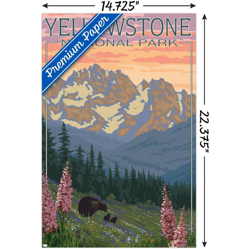 Trends International Lantern Press - Yellowstone Spring Flowers Unframed Wall Poster Prints, 3 of 7