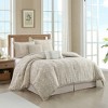Nanshing Dauria Comforter Bedding Set Taupe - 2 of 4