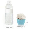 Big Dot of Happiness Blue Confetti Stars - Simple Party Decorations - Party Cupcake Wrappers - Set of 12 - 3 of 4