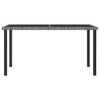 vidaXL Garden Dining Table Grey - 2 of 4