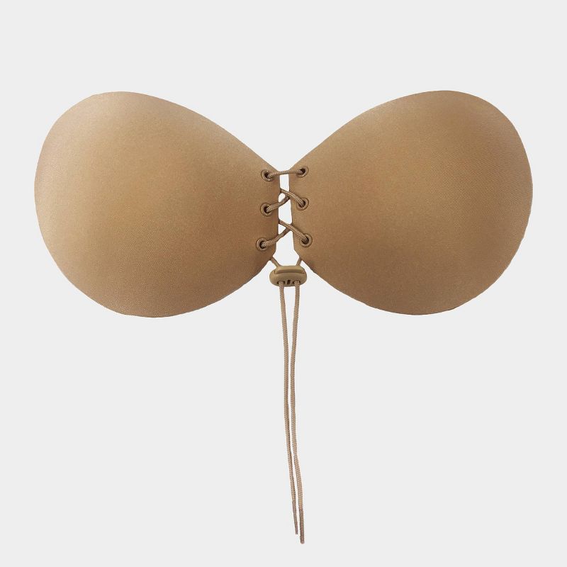 Maidenform Women's Lace-Up Adhesive Bra - Nude, 2 of 5