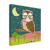 Trademark Fine Art - Tina Finn Observant Owl Canvas Art - 4 of 4