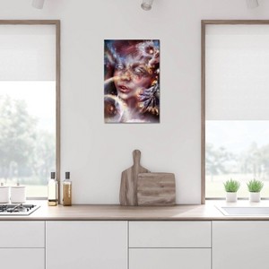 iCanvas The Girl with Celestial Eyes by Faybel Canvas Print Wall Art - 1 of 3