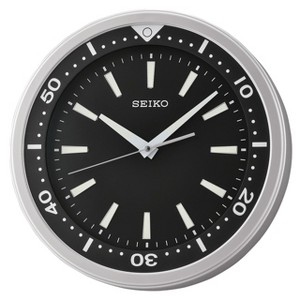Seiko Ultra-Modern "Watch Face" Black & Silver Tone - 1 of 4