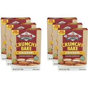 Louisiana Fish Fry Seasoning Crunchy Bake Chicken - Pack of 6 - 6 Oz - 1 of 2